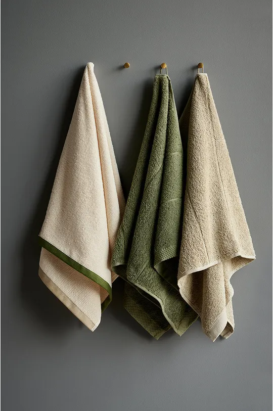verde Södahl asciugamano con aggiunta di lana 70 x 140 cm