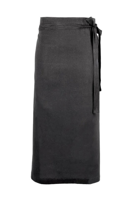 czarny Södahl fartuch kuchenny bawełniany Soft Black Unisex