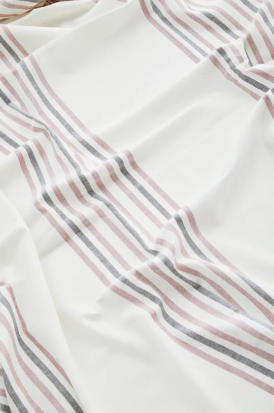 Veľký bavlnený uterák Madam Stoltz 100 x 180 cm biela