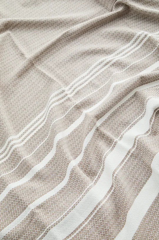 Veľký bavlnený uterák Madam Stoltz 100 x 180 cm hnedá
