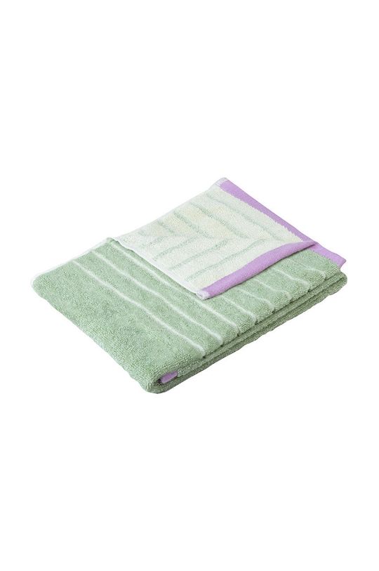 zielony Hübsch ręcznik bawełniany Promenade Unisex
