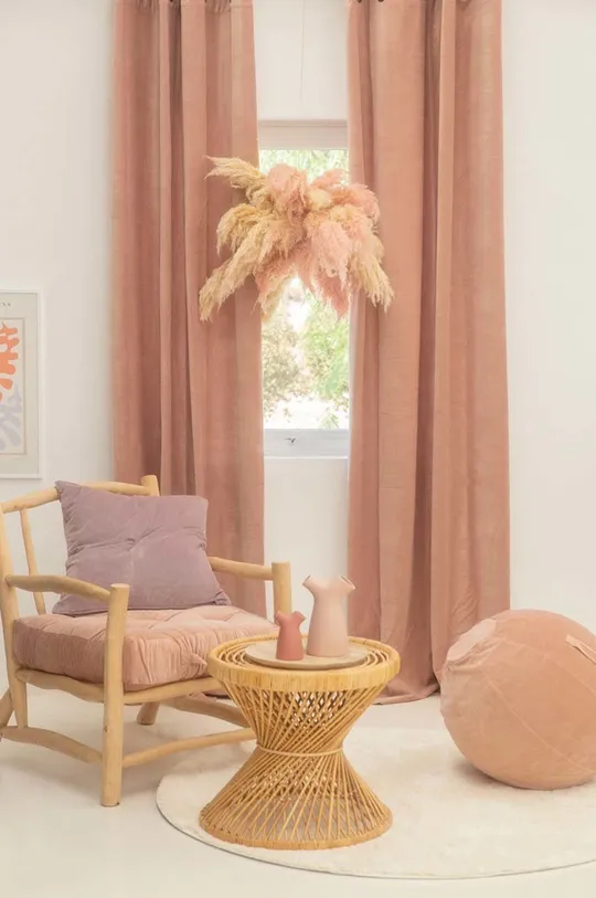 Διακοσμητική κουρτίνα Calma House Velur 140 x 280 cm ροζ
