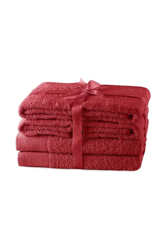 красный Набор полотенец  6 шт Unisex