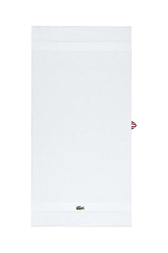 biela Bavlnený uterák Lacoste 70 x 140 cm Unisex