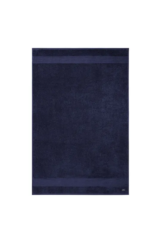 niebieski Lacoste średni ręcznik bawełniany Marine 100 x 150 cm Unisex
