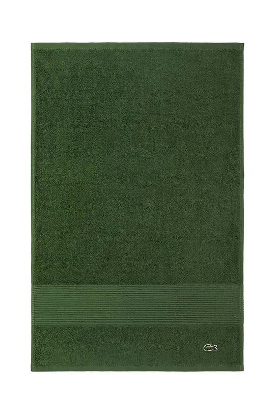 zelená Malý bavlnený uterák Lacoste 40 x 60 cm Unisex