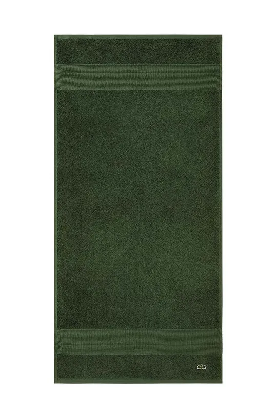 zelena Pamučni ručnik Lacoste 50 x 100 cm Unisex
