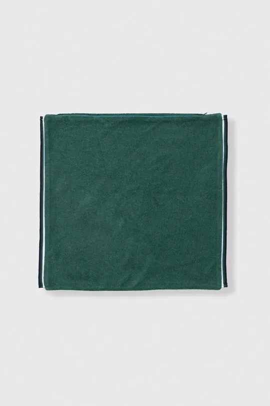 Bavlnená obliečka na vankúš Lacoste zelená