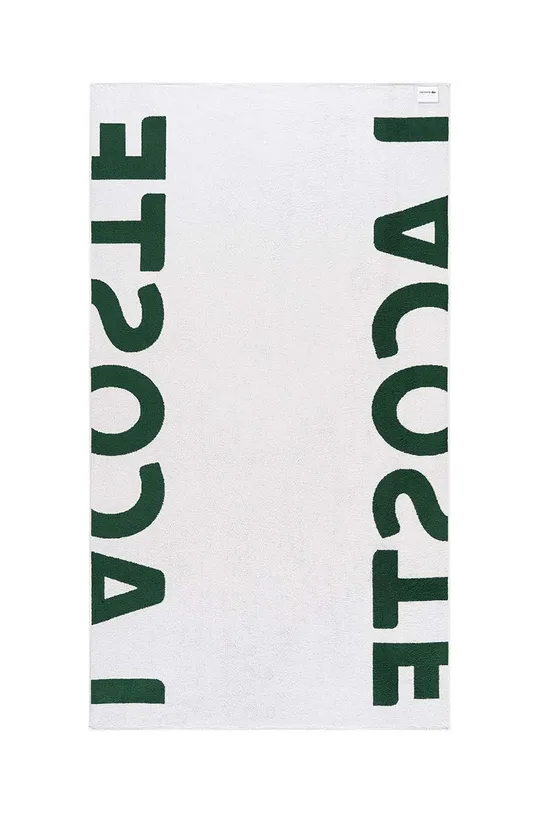 Plážová osuška Lacoste 90 x 160 cm zelená