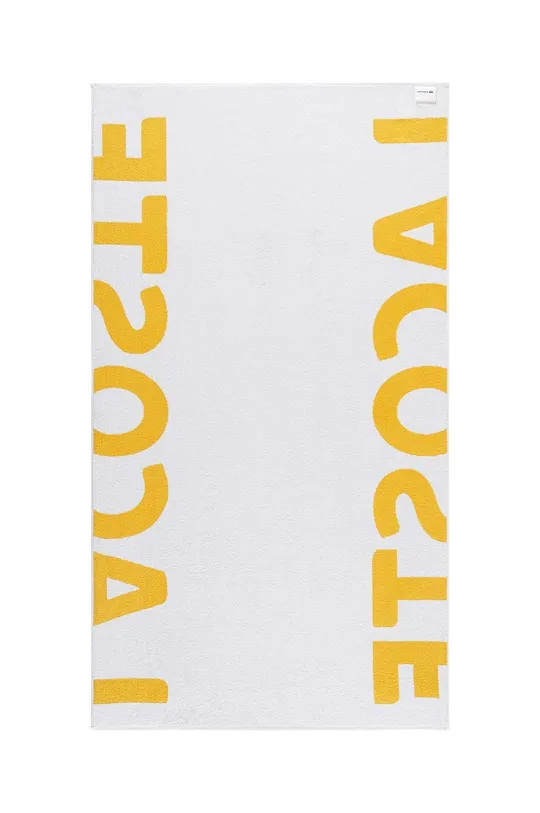 Пляжное полотенце Lacoste жёлтый