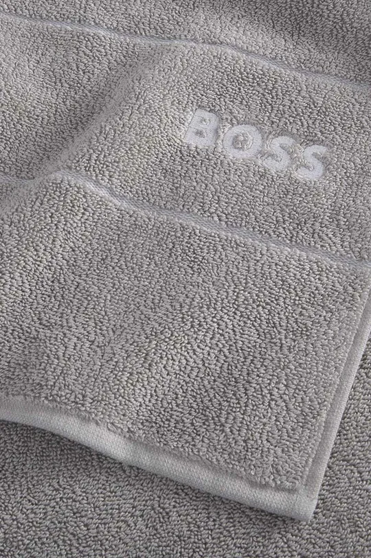 szary BOSS mały ręcznik bawełniany 50 x 100 cm