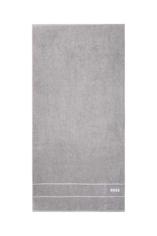 sivá Stredný bavlnený uterák BOSS 70 x 140 cm Unisex