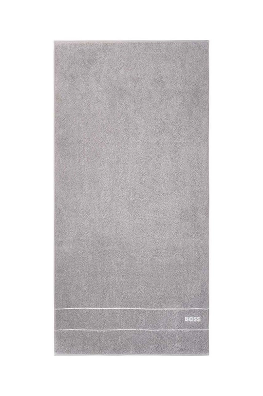 γκρί Μεσαία βαμβακερή πετσέτα BOSS 70 x 140 cm Unisex