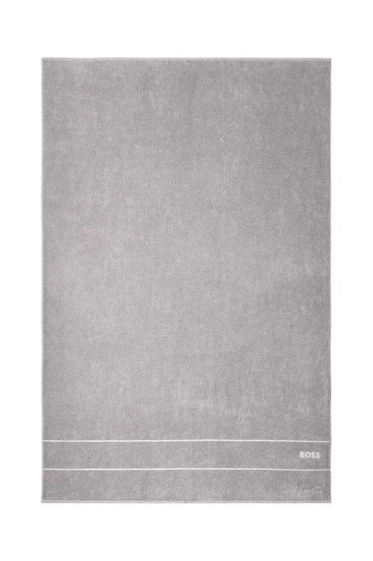 сірий Великий бавовняний рушник BOSS 100 x 150 cm Unisex