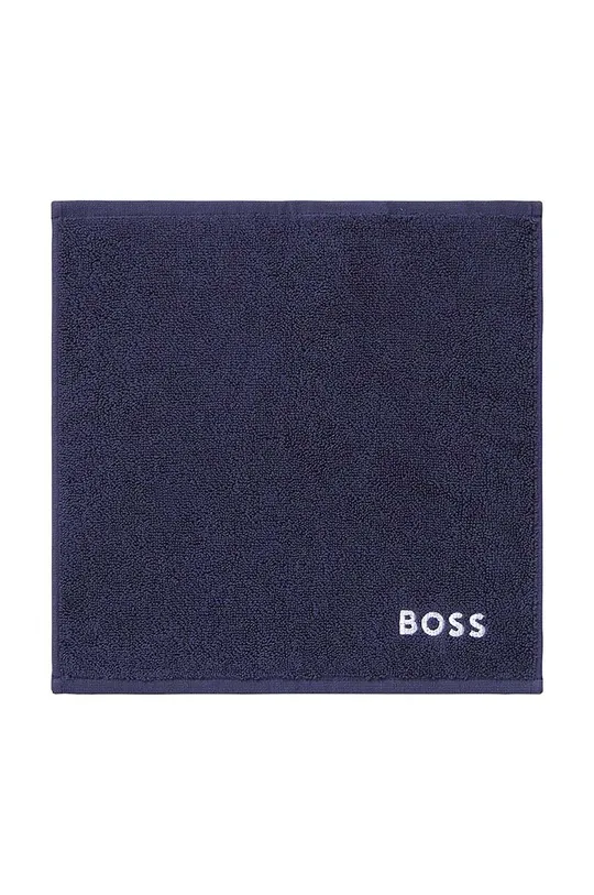 темно-синій Бавовняний рушник BOSS Unisex