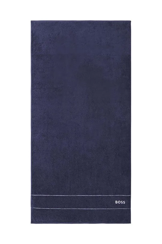 σκούρο μπλε Μεσαία βαμβακερή πετσέτα BOSS 70 x 140 cm Unisex
