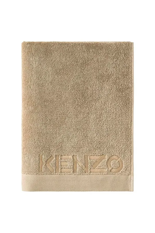 Βαμβακερή πετσέτα Kenzo μπεζ
