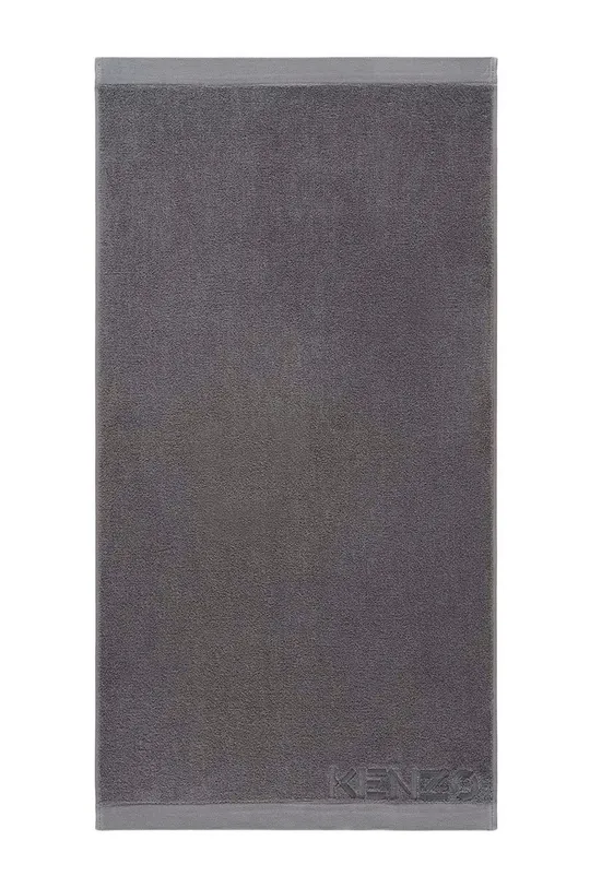 γκρί Μεγάλη βαμβακερή πετσέτα Kenzo 90 x 150 cm Unisex