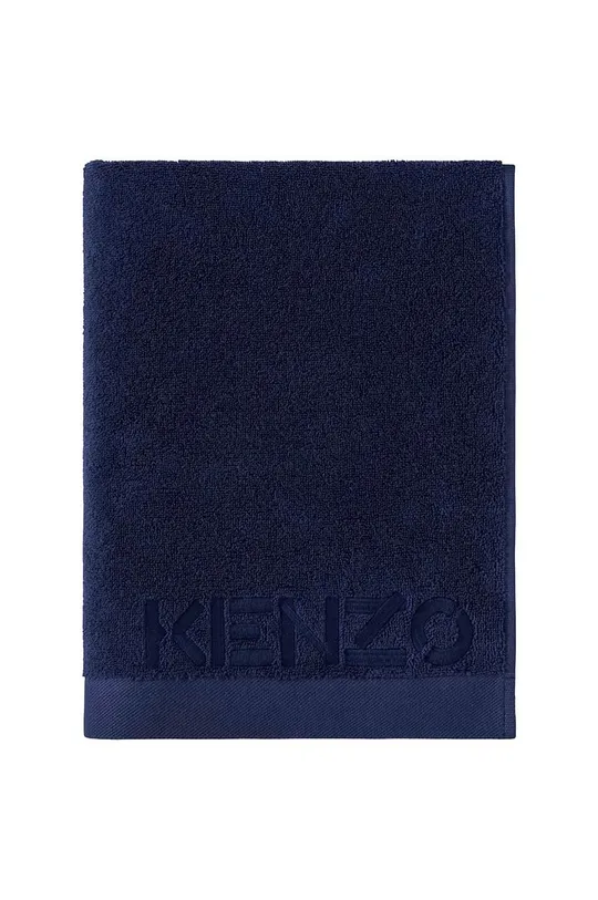 тёмно-синий Большое хлопковое полотенце Kenzo 92 x 150 cm Unisex