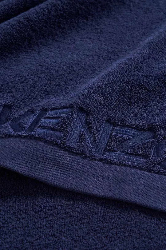 Μεγάλη βαμβακερή πετσέτα Kenzo 92 x 150 cm σκούρο μπλε