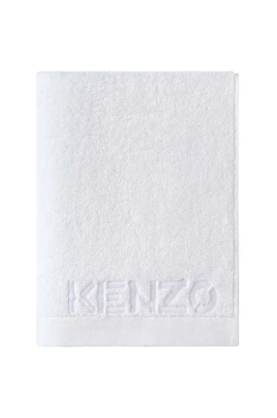 biały Kenzo duży ręcznik bawełniany 92 cm x 150 cm