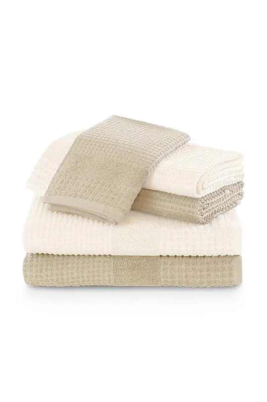 μπεζ Ένα σετ πετσέτες  6-pack Unisex