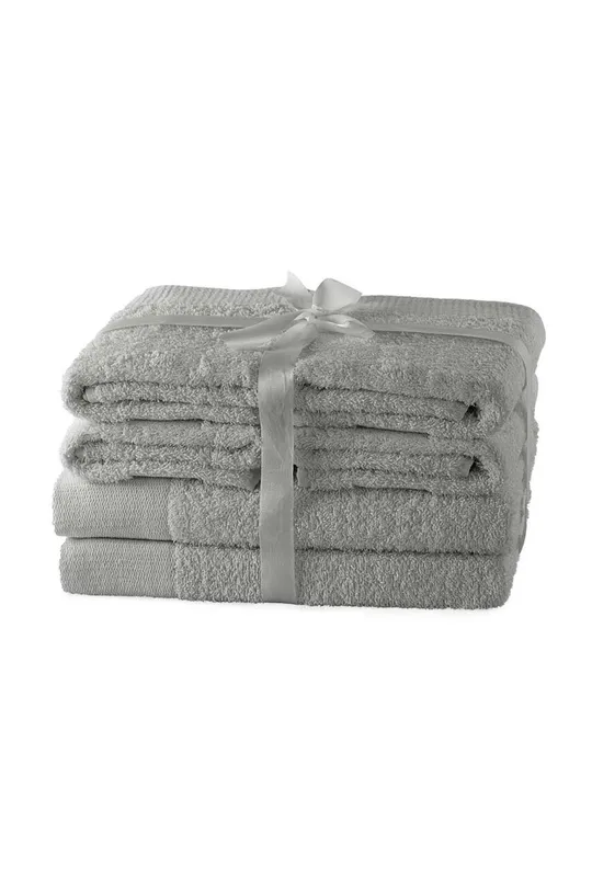 szary Zestaw Ręczników 6-pack Unisex