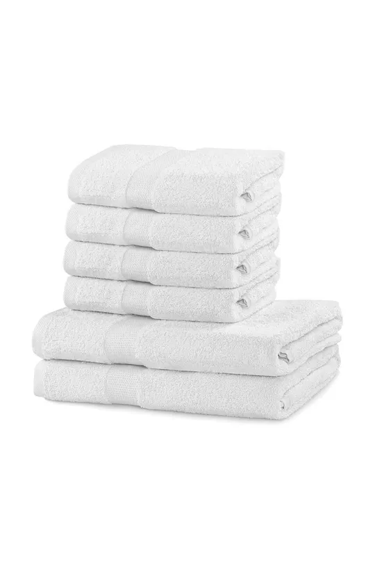 biały Zestaw Ręczników 6-pack Unisex