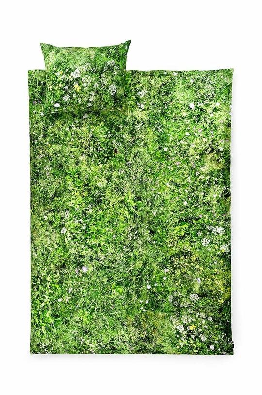 zelena Komplet bombažne posteljnine Foonka Alpejska Łąka 140x200 / 70x80 cm Unisex