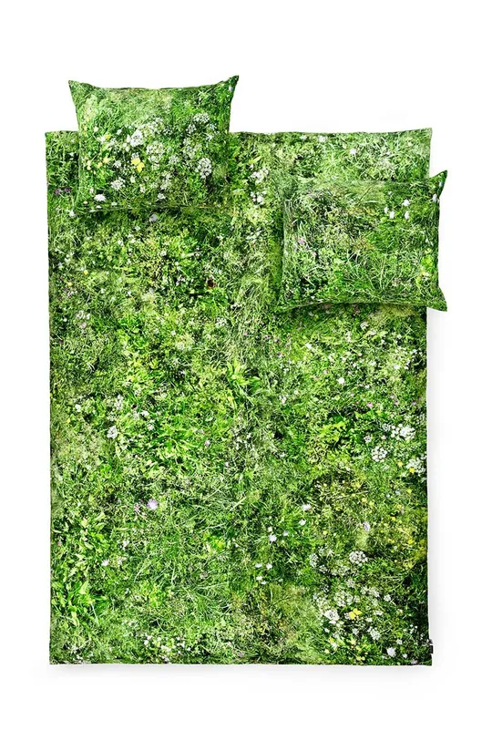 зелёный Хлопковый постельный комплект Foonka Alpejska Łąka 160x200 / 70x80 cm Unisex