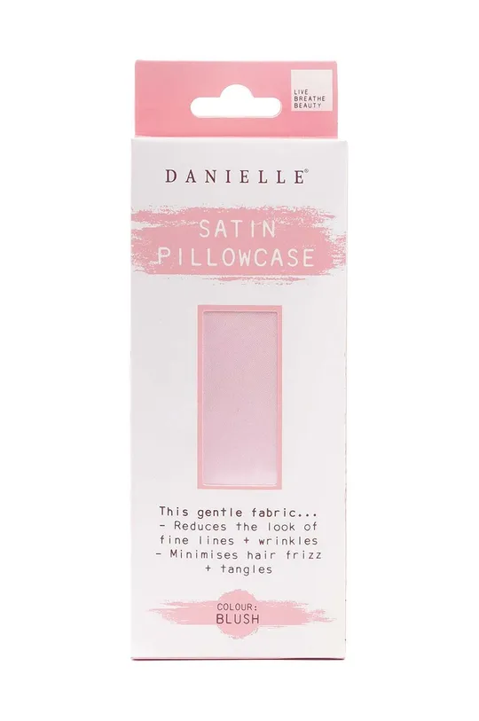 πολύχρωμο Σατέν μαξιλαροθήκη Danielle Beauty .Blush Pink Satin Unisex