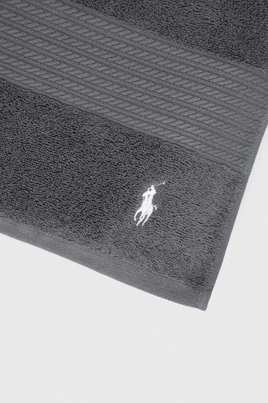 Μεγάλη βαμβακερή πετσέτα Ralph Lauren Bath Towel Player γκρί