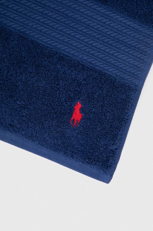 Velika bombažna brisača Ralph Lauren Bath Sheet Player mornarsko modra