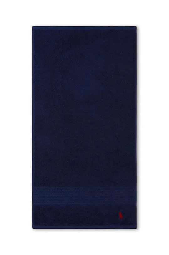 тёмно-синий Маленькое хлопковое полотенце Ralph Lauren Guest Towel Player Unisex