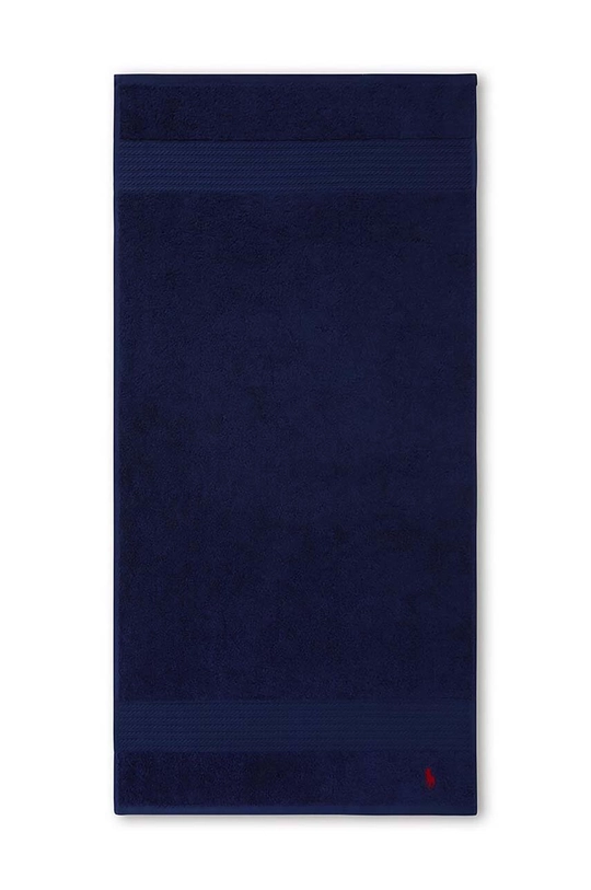 mornarsko modra Bombažna brisača Ralph Lauren Handtowel Player 50 x 100 cm Unisex