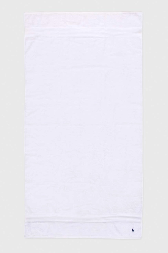 biały Ralph Lauren duży ręcznik bawełniany Bath Sheet Player 75 x 140 cm Unisex