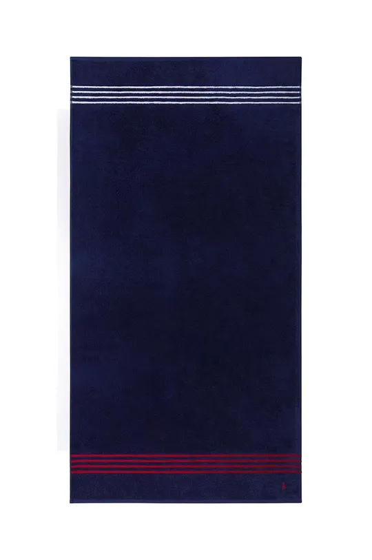 темно-синій Великий бавовняний рушник Ralph Lauren Bath Sheet Travis 90 x 170 cm Unisex