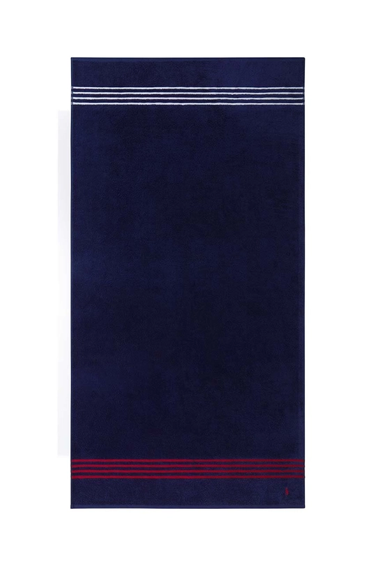 тёмно-синий Большое хлопковое полотенце Ralph Lauren Bath Sheet Travis 90 x 170 cm Unisex