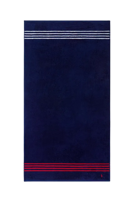 σκούρο μπλε Μεγάλη βαμβακερή πετσέτα Ralph Lauren Bath Towel Travis Unisex