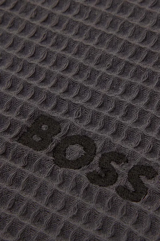 Μικρή βαμβακερή πετσέτα Hugo Boss 50 x 100 cm μπλε