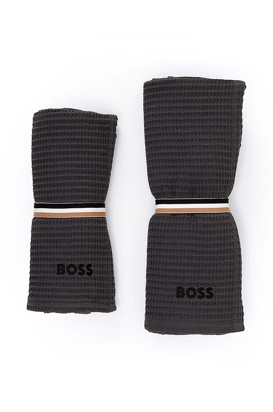 Majhna bombažna brisača Hugo Boss 50 x 100 cm 100 % Bombaž