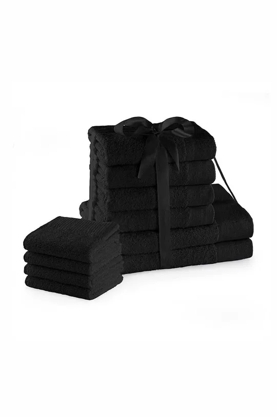 μαύρο Ένα σετ πετσέτες  6-pack Unisex
