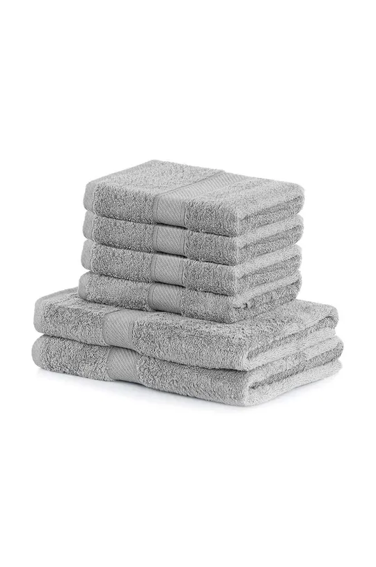 grigio set asciugamani pacco da 6 Unisex