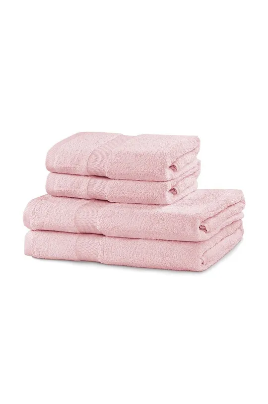 ροζ Ένα σετ πετσέτες  4-pack Unisex