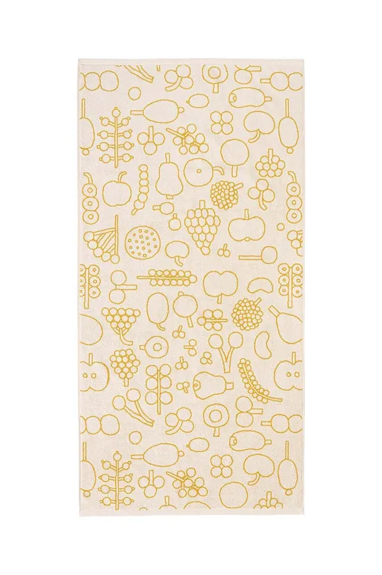 beige Iittala asciugamano medio in cotone 70 x 140 cm Unisex