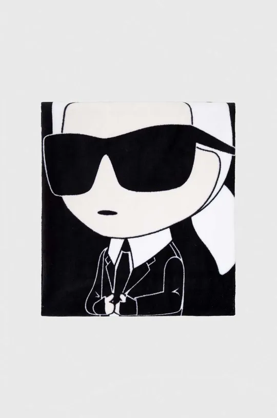 crna Pamučni ručnik Karl Lagerfeld