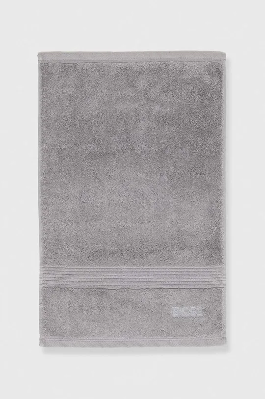 sivá Malý bavlnený uterák BOSS 40 x 60 cm Unisex
