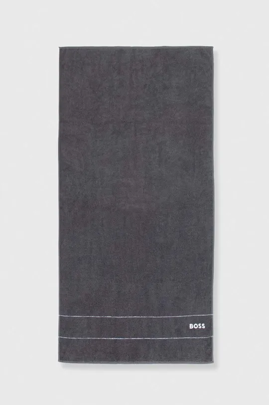 γκρί Βαμβακερή πετσέτα BOSS 70 x 140 cm Unisex