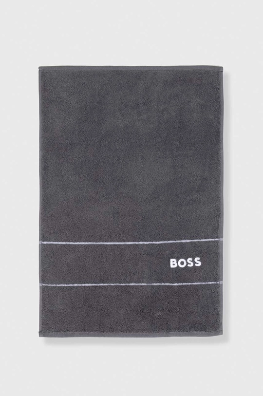 szary BOSS ręcznik bawełniany 40 x 60 cm Unisex