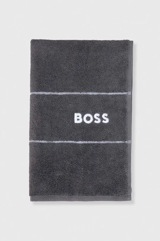 Βαμβακερή πετσέτα BOSS 40 x 60 cm γκρί